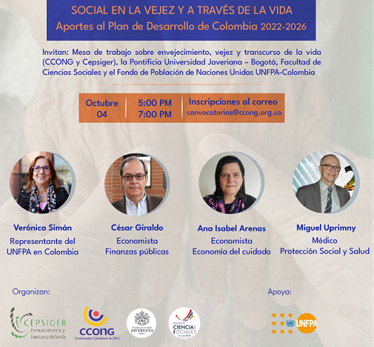 Foro Debate Virtual: Seguridad económica y social en la vejez y a través de la vida